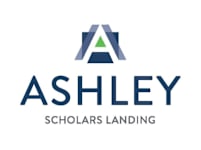 The image is a logo for a company named Ashley, which is associated with scholarships.
