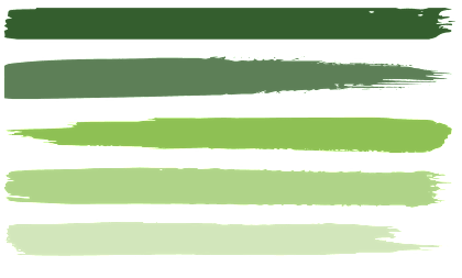 A series of horizontal brush strokes in various colors.