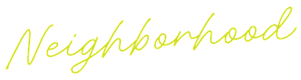 The image features the word "Neighborhood" written in yellow.