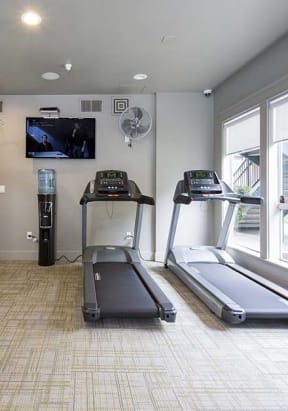 Fitness Room with cardio equipment