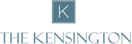 The Kensington Apartments Logo with a K in a square over the name