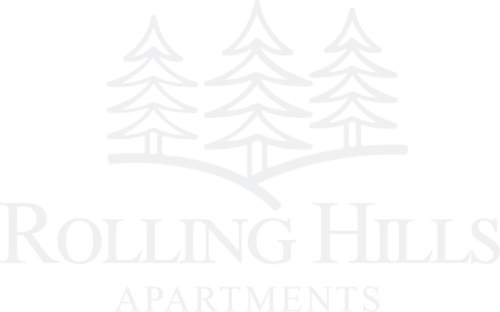 a logo for rolling hills apartments apartments