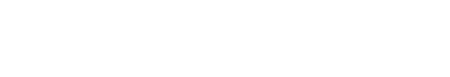 a white logo on a black background