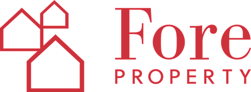 A logo with the words "Fore Property" in red.