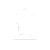 A white cube on a black background.