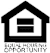 A black and white image of a house with the words