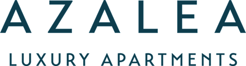 The image is a logo for luxury apartments.