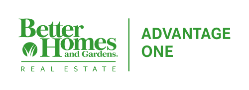 the logos for better homes and gardens and advance one