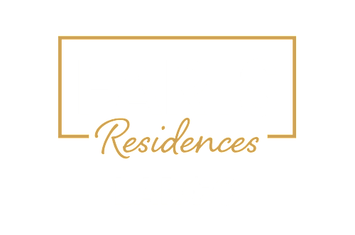 A black background with the words "FARIS Residences LARGO" in gold and white.