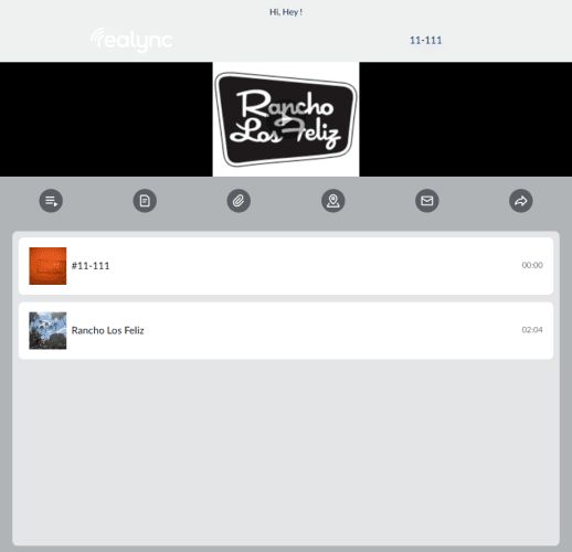 a screenshot of a website with a logo on it