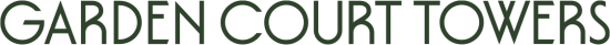 a graphic of the gardener corps logo on a black background