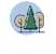 A logo with a tree and two leaves with the text "Carrollton Flats" below it.