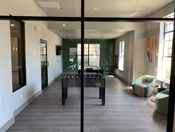 A room with a long table and chairs at 2803 Riverside, Grand Prairie, Texas