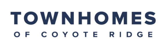 a logo for townhomes of coyote ridge