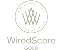the logo of the company on a black background