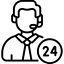 a clear black sky