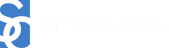 The image is a logo of Sinatra & Co.