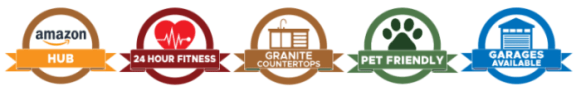 a group of logos with the words pet friendly