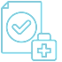 Vendor Cybersecurity Network Rules icon – shield with checkmark and network symbol