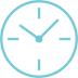 a clock on a black
