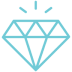 a blue triangle with light blue lines on a black background