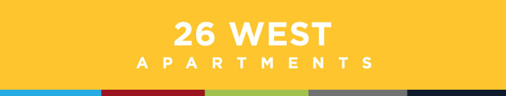 Logo at 26 West Apartments, 26 West Washington Street, Indianapolis