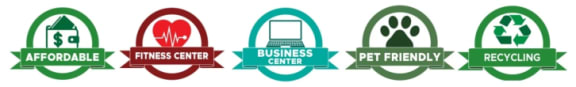 a group of logos for businesses and organizations