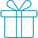 A solid teal background with no distinguishable objects.