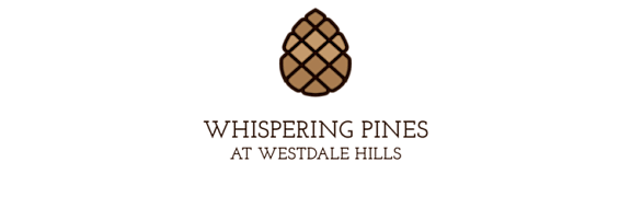 The image features the logo of Whispering Pines at Westdale Hills.
