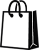 an icon of a shopping bag with a lock