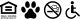 a paw print and a no smoking sign with a house and a cigarette