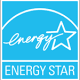 a blue logo with a star and the words energy star