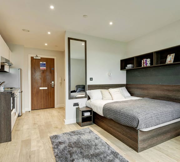 Student Near the Exeter University Cricket Field Court