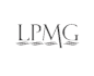 The image shows a logo with the letters "LPMG" in a serif font, with three wavy lines beneath the text.