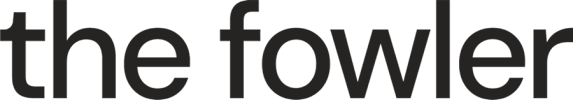The image shows a large text that is mostly cut off, with only the words "the fowler" visible.