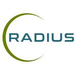 Radius Apartments logo