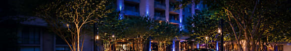 Columbia Plaza near Foggy Bottom Metro and George Washington University
