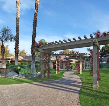Picturesque Garden Setting at Mirabella Apartments, California, 92203