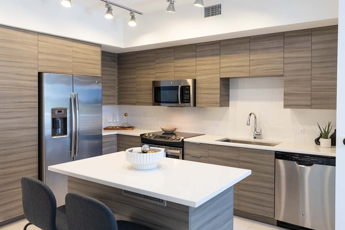 Modern kitchen at 10X Boca Raton