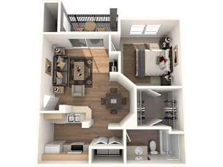 Enclave Floor Plan at Sedona Springs, Texas, 78749