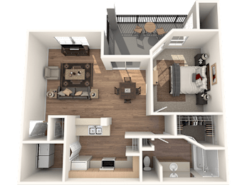 Pueblo Floor Plan at Sedona Springs, Austin, TX, 78749
