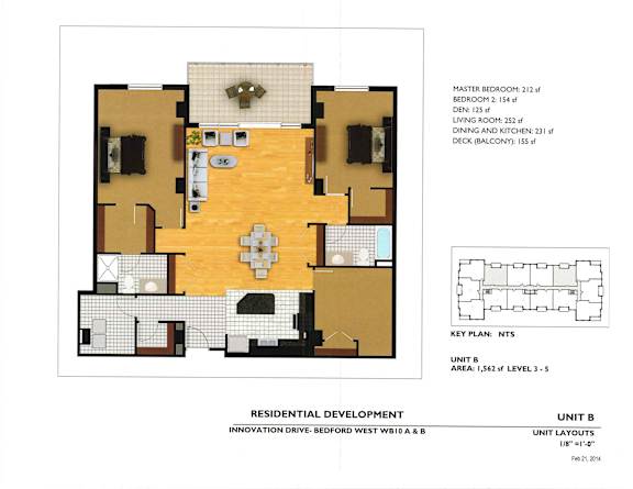 A floor plan of a house with a kitchen, living room, and two bedrooms.