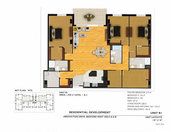 Floor Plan 3 Bedroom + Den
