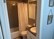 Thumbnail 6 of 24 - Spacious bathroom in East Lansing Apartments near Michigan State University | Abbott Pointe
