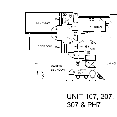 Units 107, 207, 307, PH7