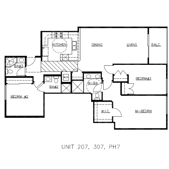 Units 207, 307, PH7