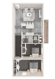 2 Bedroom Apartment