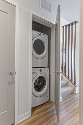In-Unit Washer & Dryer Set At Revel Apartments In Minneapolis, MN