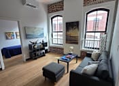 Thumbnail 18 of 22 - an overhead view of the living room of a tiny house