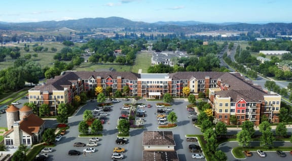 Heritage at Church Ranch_Aerial Rendering